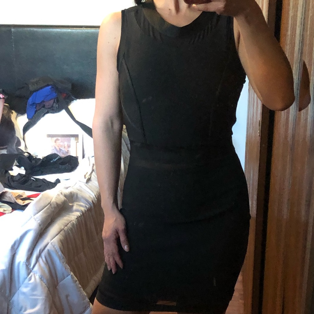 Sexy black dress